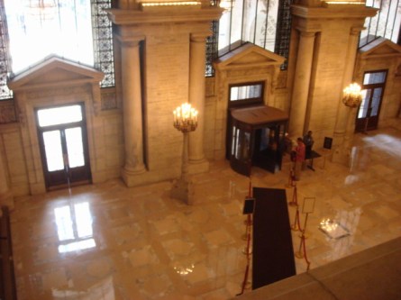 Library grand entrance