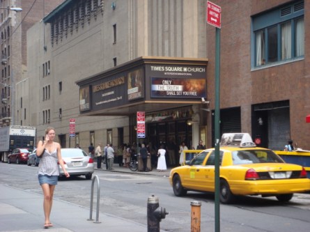 Times Square Church main entrance 1