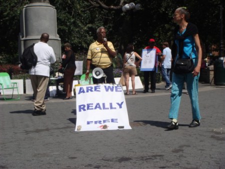 Union Square Tax protest 1