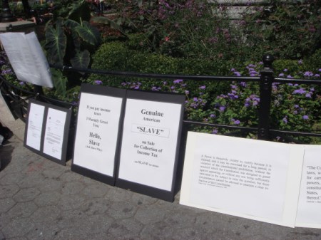 Union Square Tax protest 2