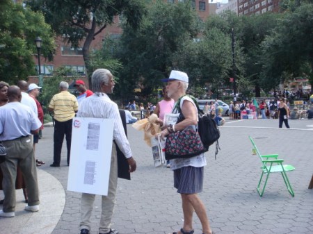 Union Square - tax protesters